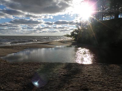 Sun and Lake