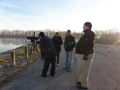 Birders at the Reservoir